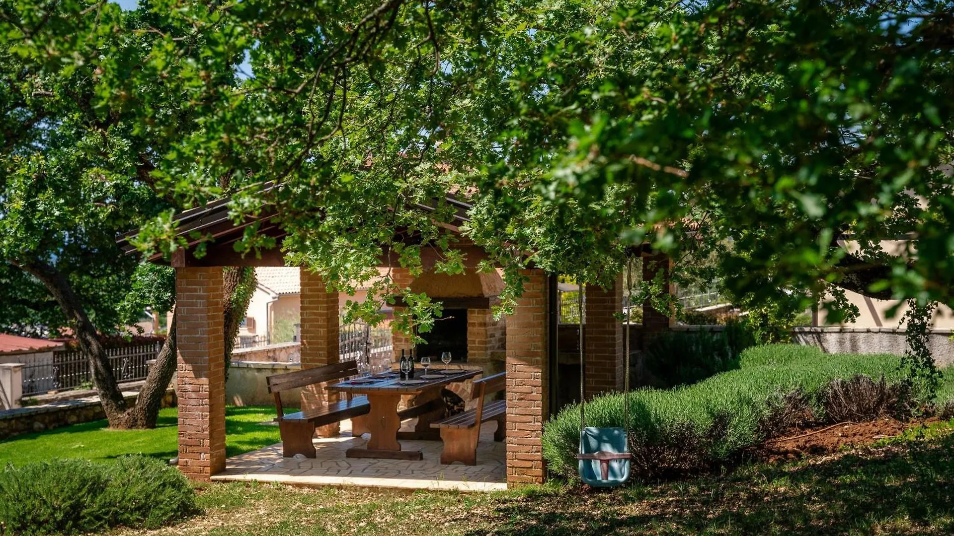 בית נופש Višnjan Villa Bellavista Poletti Mit Pool Und Meerblick