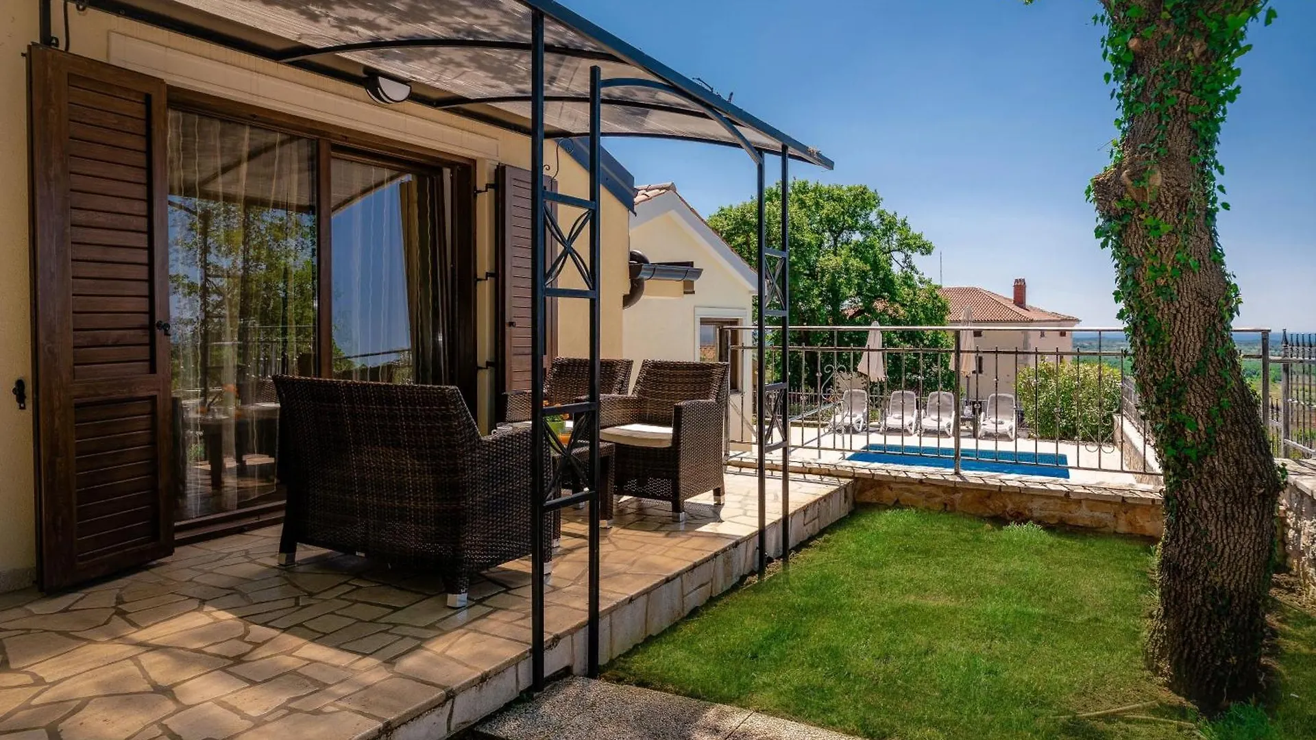 Villa Bellavista Poletti Mit Pool Und Meerblick Visnjan